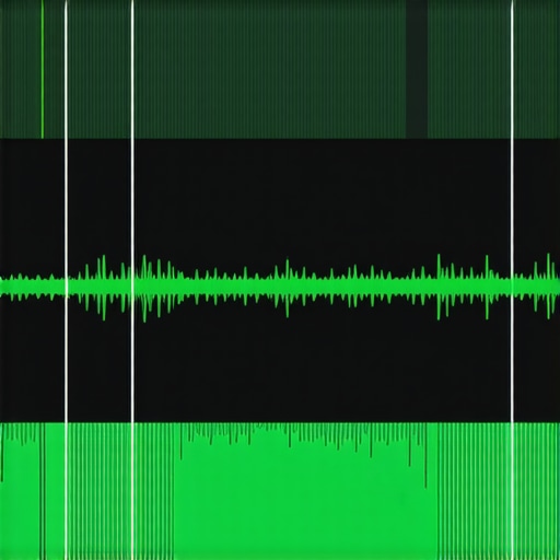 Close-up view of sample-accurate audio editing showing a zero-crossing cut.