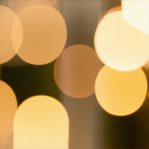 Macro view of hexagonal bokeh shapes illustrating optical lens signatures in photo editing.