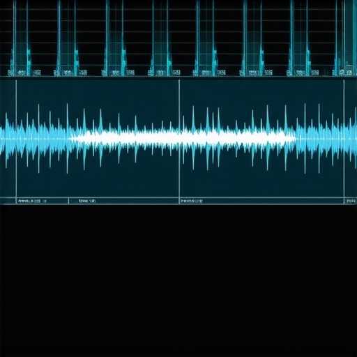 A digital audio workstation screen displaying a vectorscope and phase correlation meter for professional podcast editing.