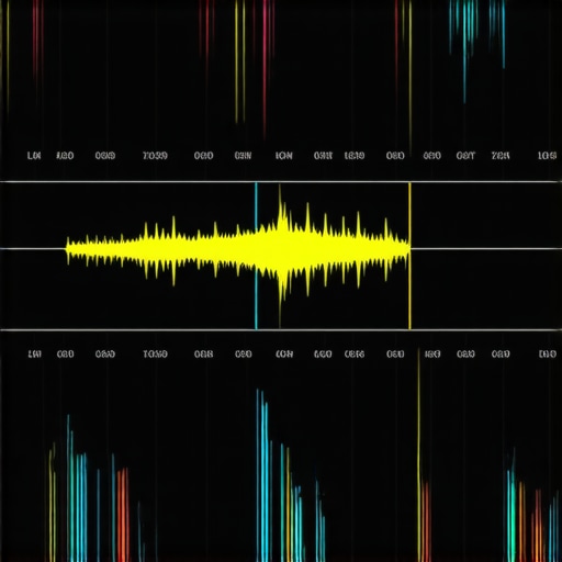 A professional audio editing interface showing dynamic EQ being used for frequency-specific sidechaining to prevent masking.