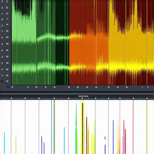 Interface of a multiband compressor tool used in professional audio editing software to balance frequency-specific volume.