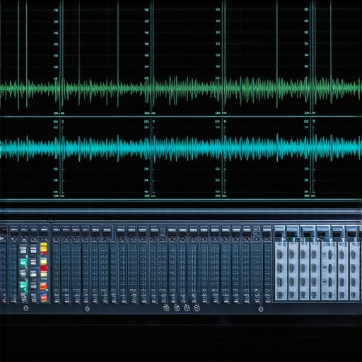 Spectral frequency display showing vocal audio restoration