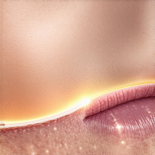 Visualizing Sub-surface Scattering for Color Grading A macro visualization showing how light scatters beneath the skin surface, a key concept for fixing flat LED lighting.
